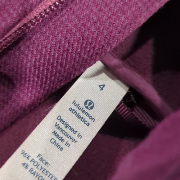 Lululemon City Softshell *Tweed Plum - Picture 11 of 14